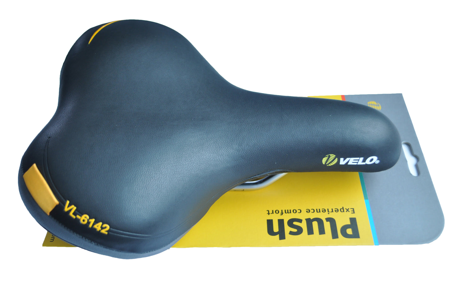 Kyivbike Сідло Velo VL-4333 (зелене,червоне,синє,біле)