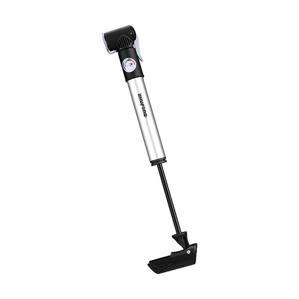 Kyivbike Насос компактний BEE ZF-021B з манометром 24"-28" срібний