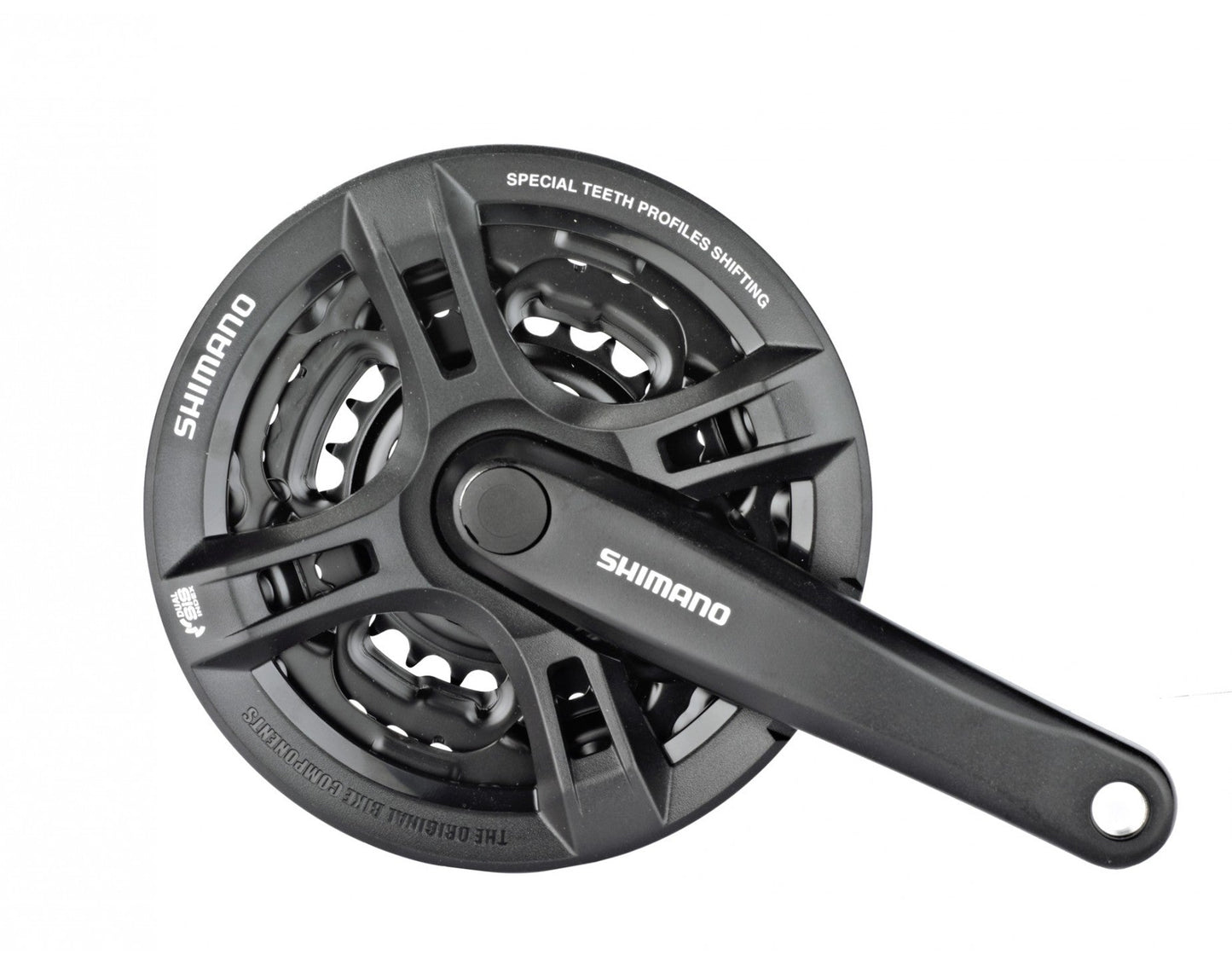 Шатун Shimano FC-M4000 OCTALINK, 170mm, 40x30x22T, для 9шв., без захисту