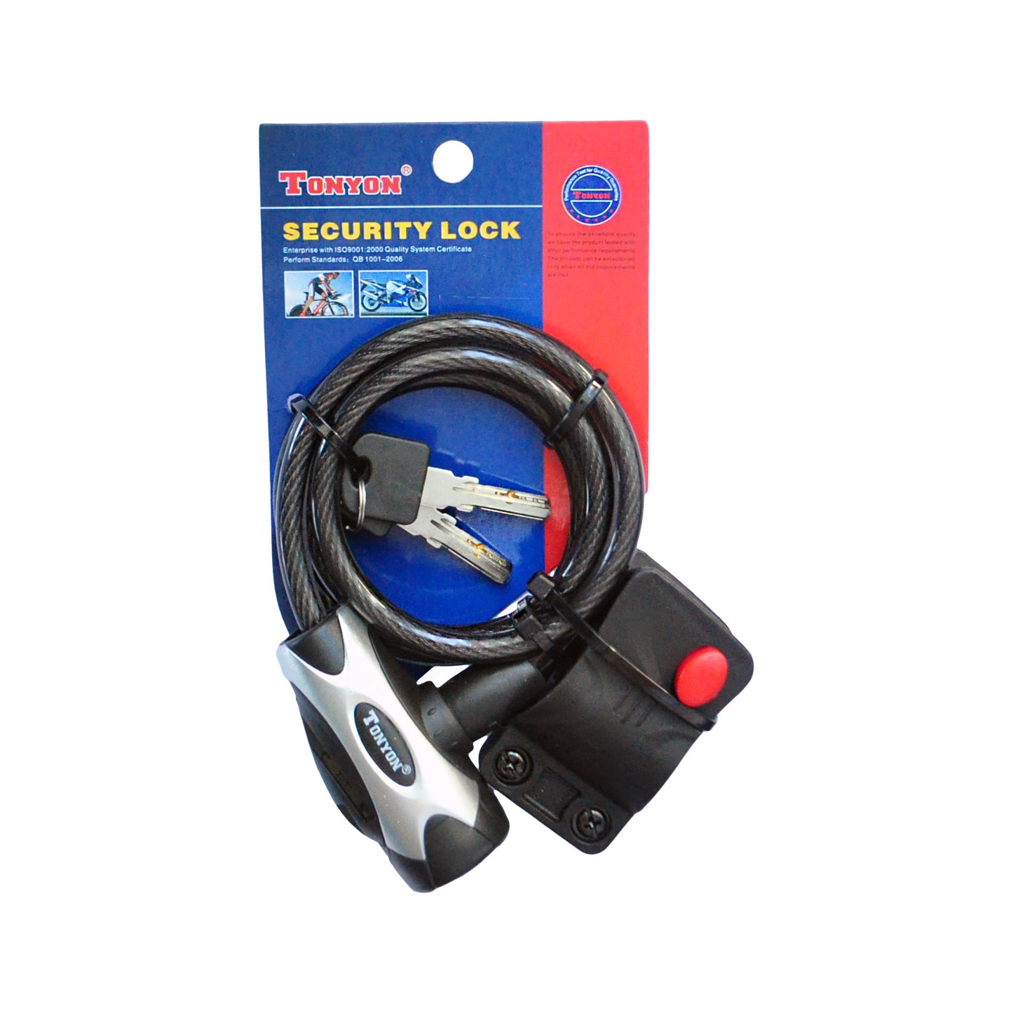 Замок Tonyon 8x1000мм TY555, з кріпленням