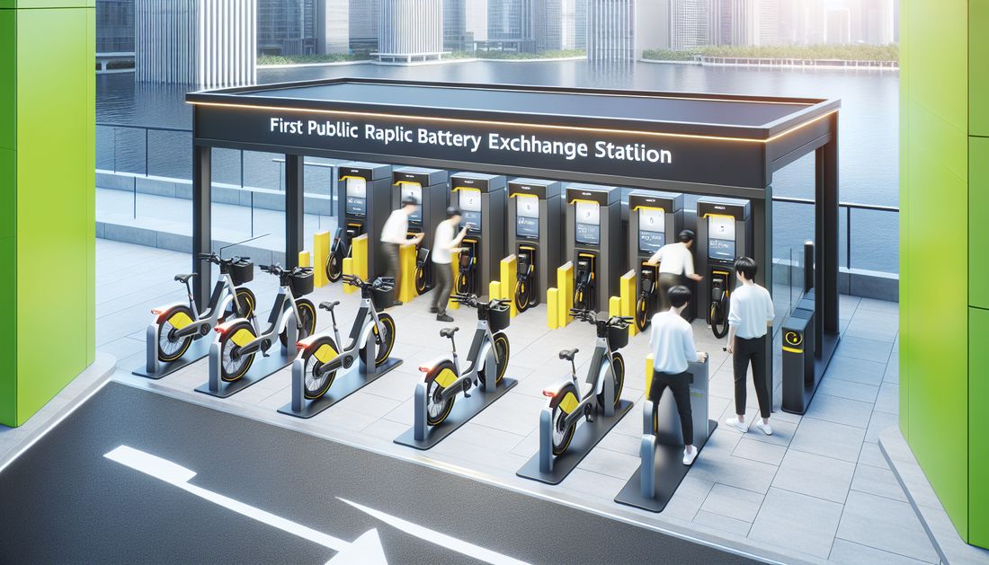 "Запуск перших громадських станцій швидкої заміни акумуляторів"