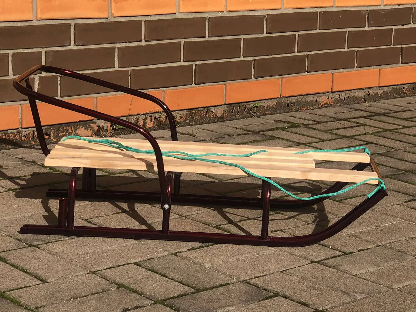 Дитячі санки Водан сд-1 без ручки-штовхача бордо - изображение 7