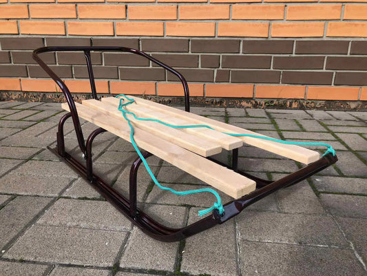 Дитячі санки Водан сд-1 без ручки-штовхача бордо