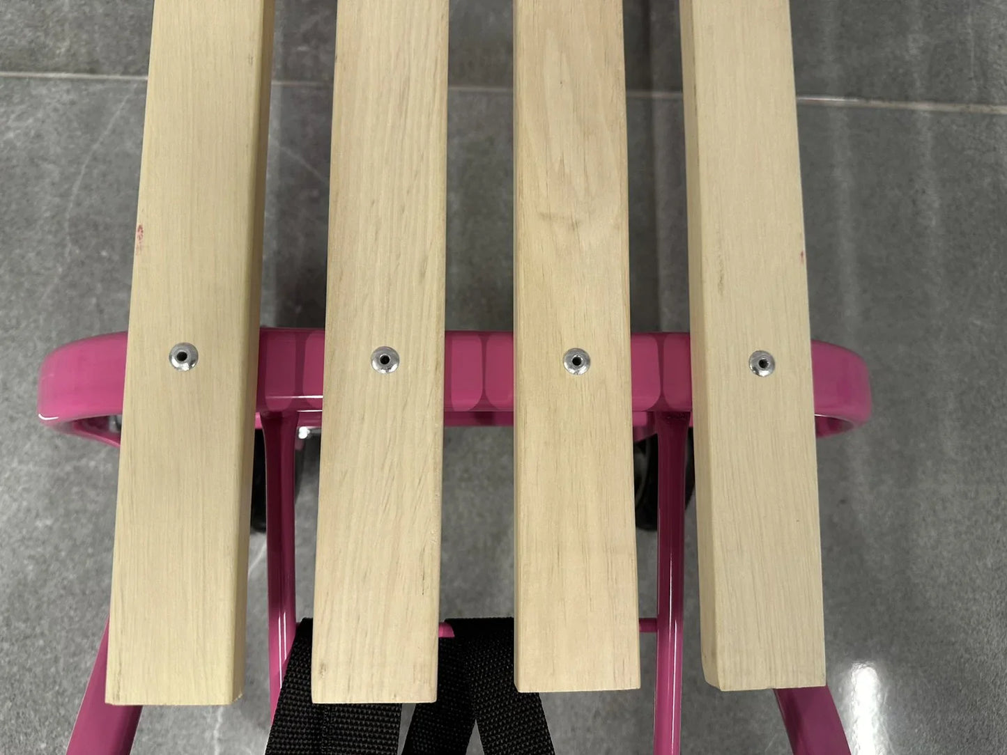 Дитячі санки на колесах Патріот-2 рожеві - изображение 7