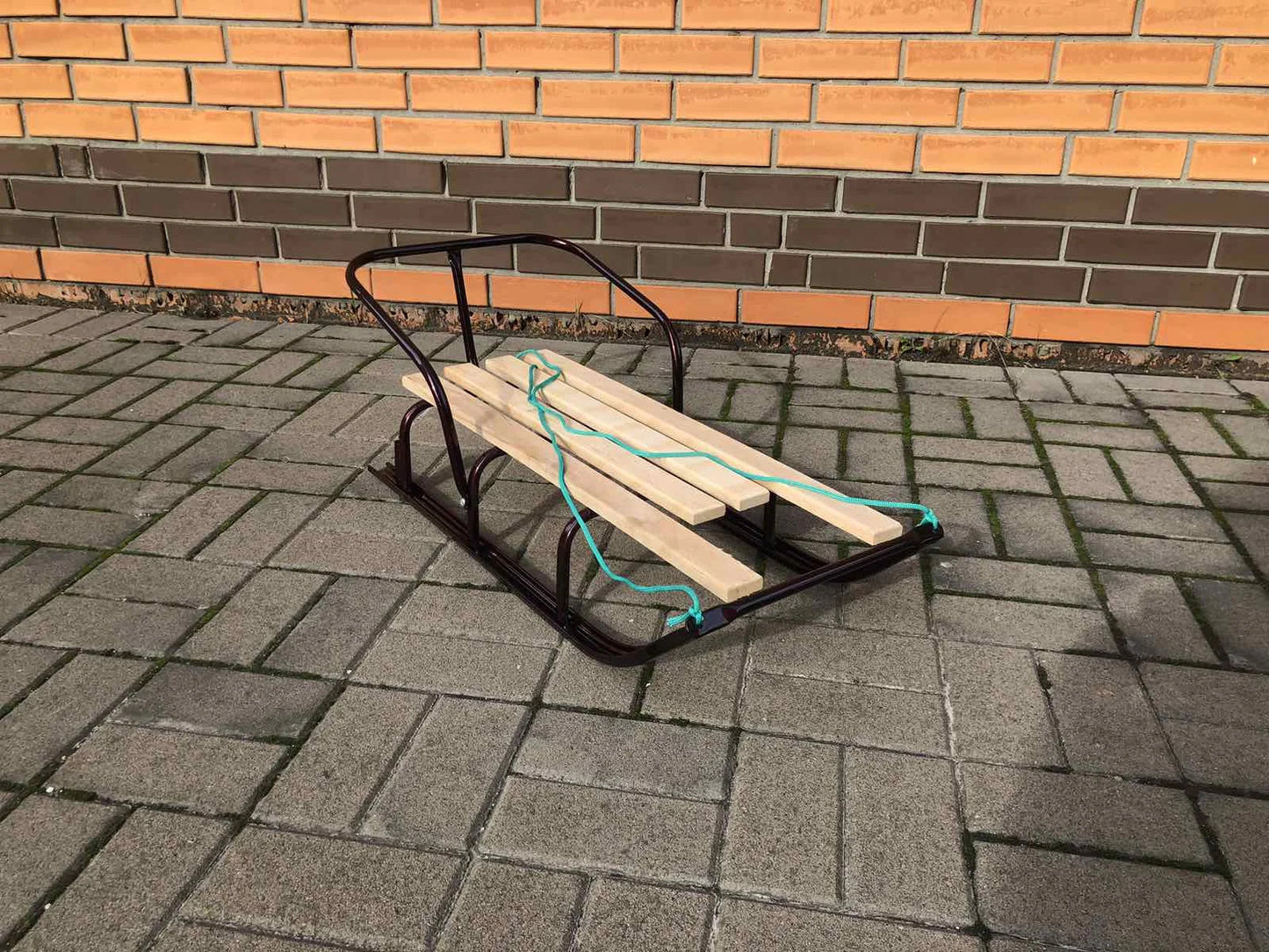 Дитячі санки Водан сд-1 без ручки-штовхача бордо - изображение 2