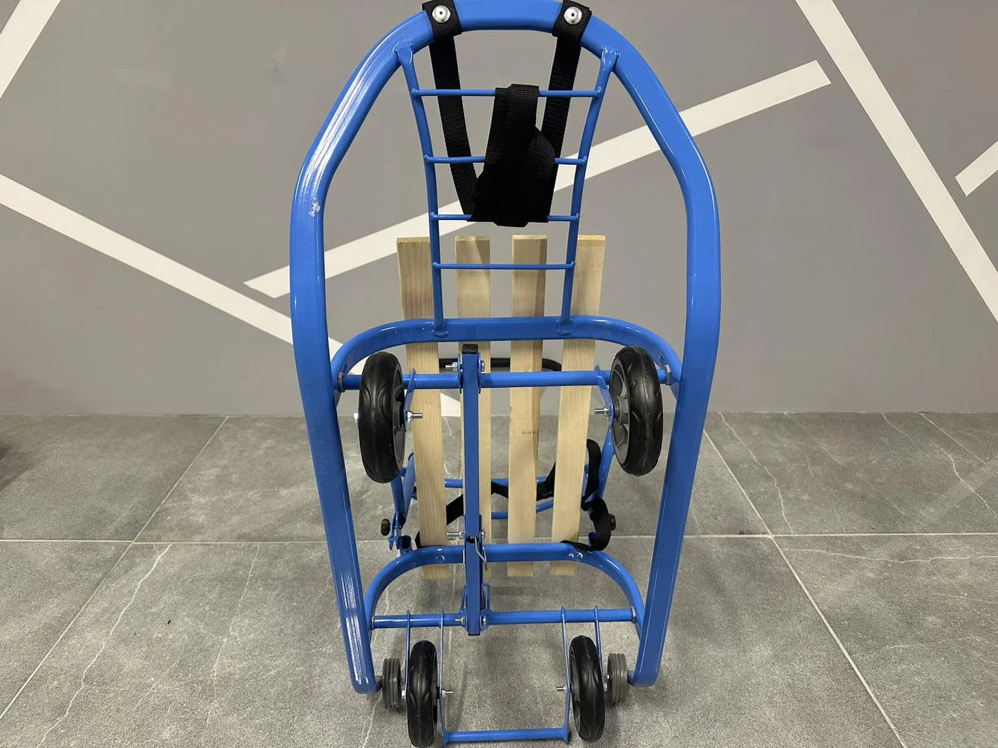 Дитячі санки на колесах Патріот-2 голубі - изображение 5