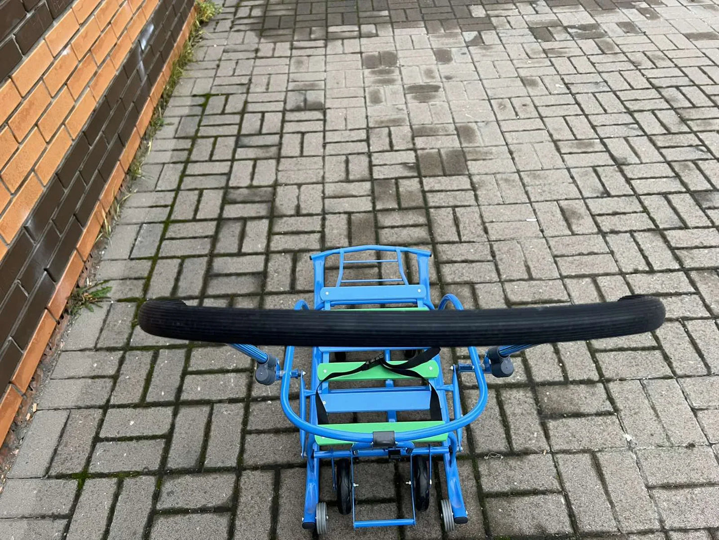 Дитячі санки на колесах Мрія сині - изображение 6