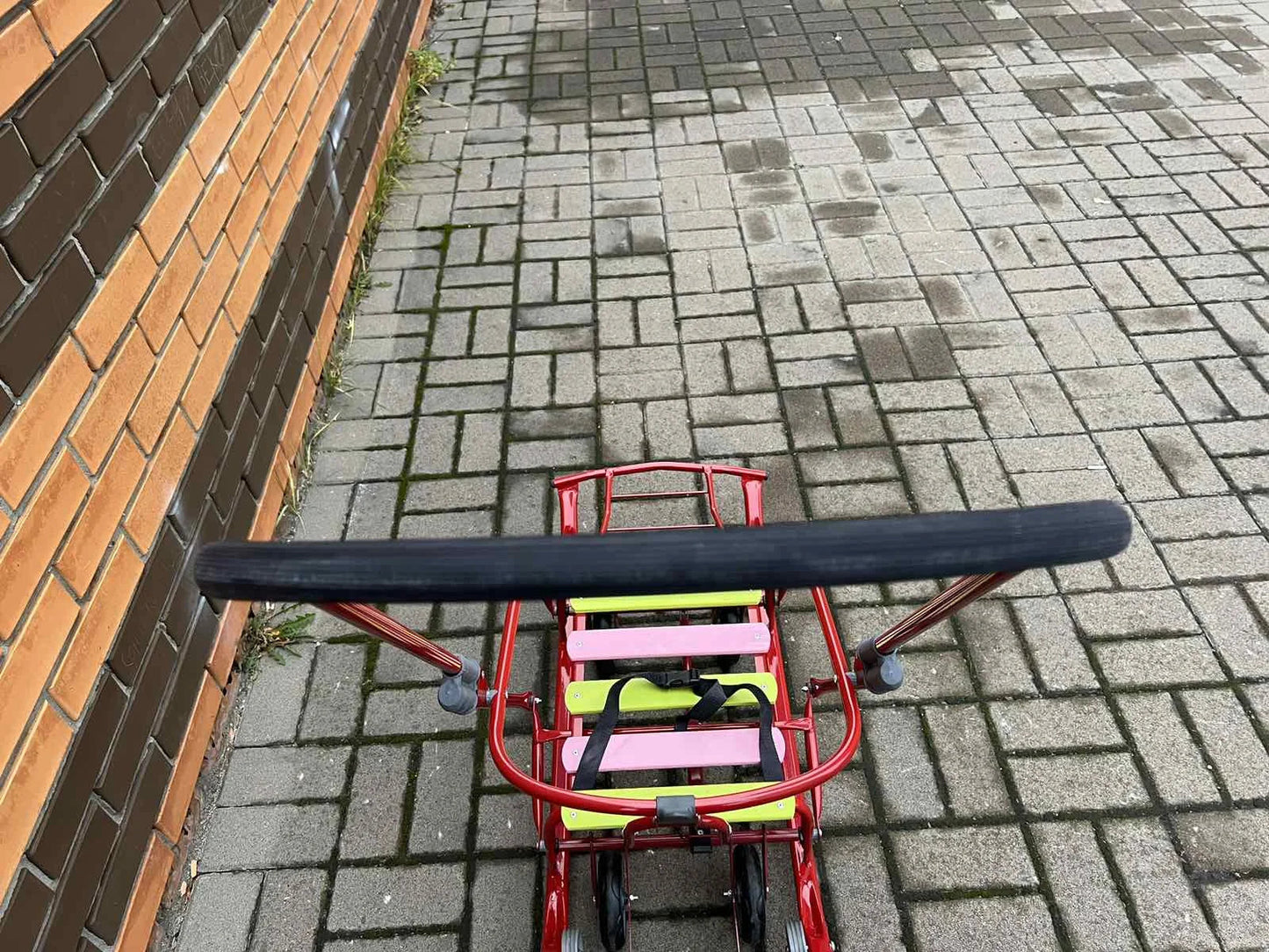 Дитячі санки на колесах Мрія червоні - изображение 6