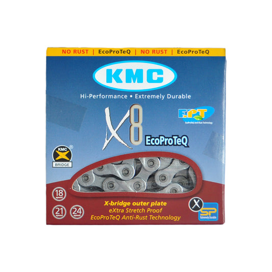 Ланцюг KMC X8EPT 1/2х3/32х116L EPT, 8шв.