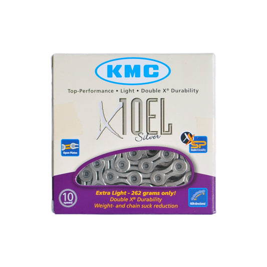 Ланцюг KMC X10-1EL 1/2х11/128х114L сріб/сріб, 10шв.