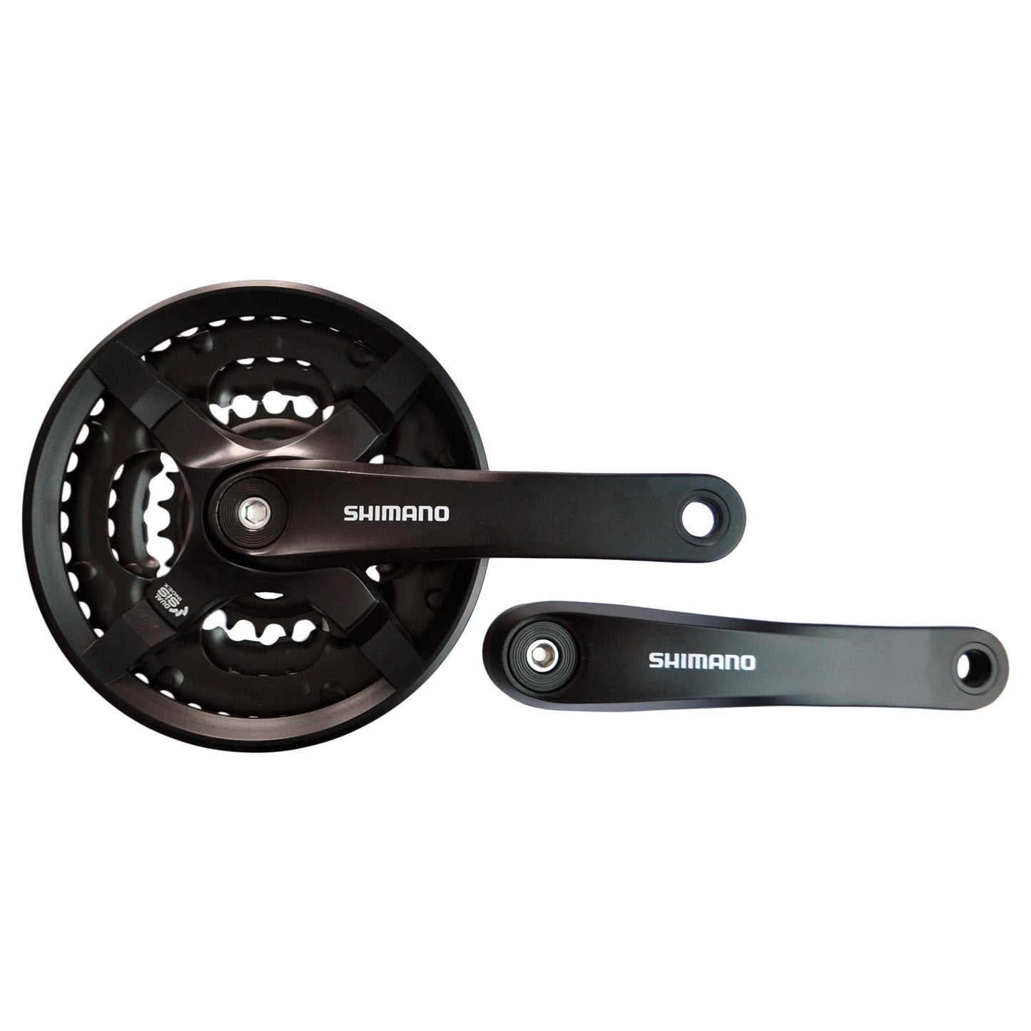 Шатун Shimano FC-TY501, 170mm, 42x34x24T, з сріб. Захистом