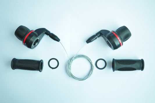 Kyivbike Грипшифт YUANDA YD-K33 3+7шв з тросиком та оболонкою