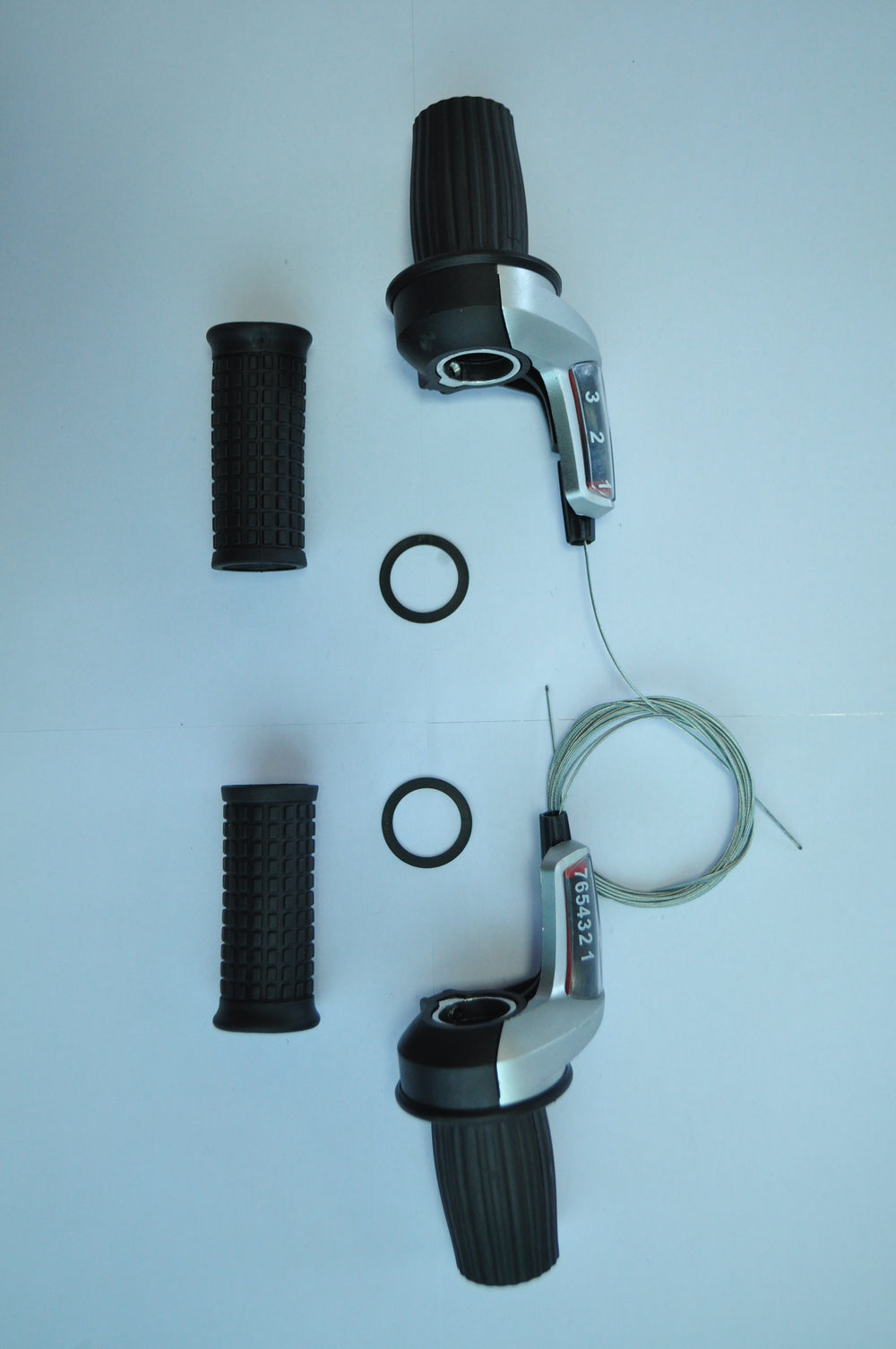 Kyivbike Грипшифт YUANDA YD-K38 3+7шв з тросиком та оболонкою