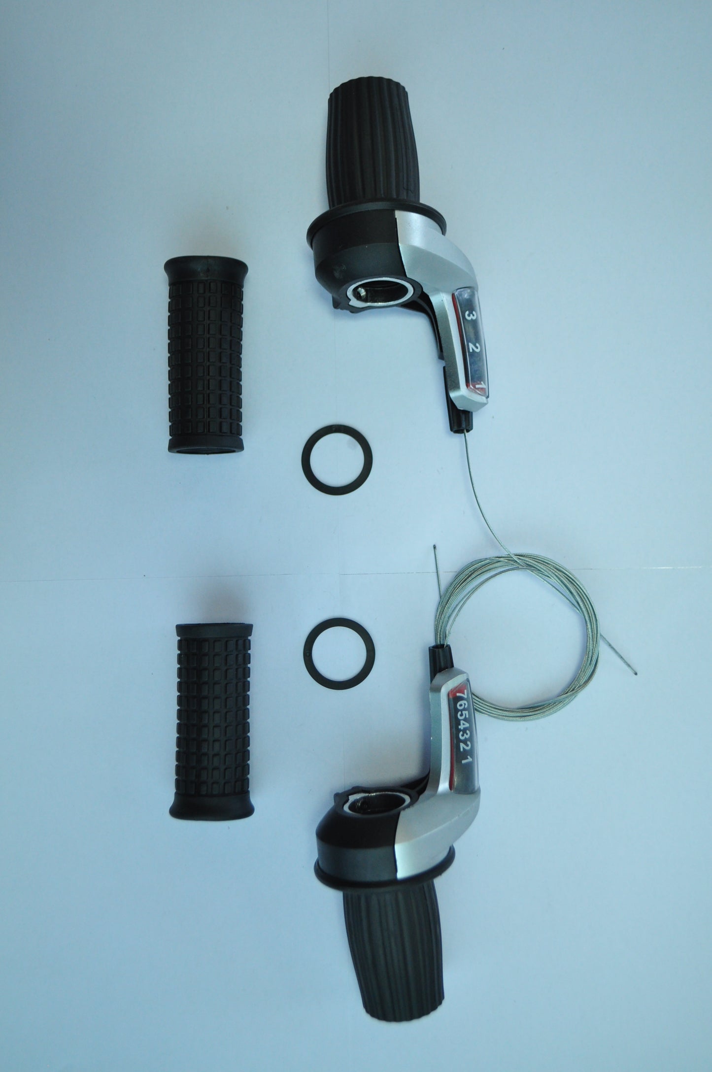 Kyivbike Грипшифт YUANDA YD-K38 3+7шв з тросиком та оболонкою