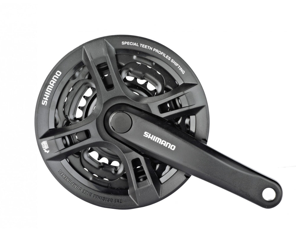 Шатун Shimano FC-M4000 OCTALINK, 170mm, 40x30x22T, для 9шв., без захисту