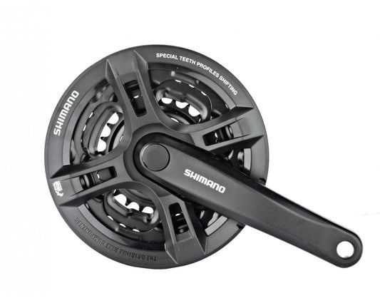 Шатун Shimano FC-M4000 OCTALINK, 170mm, 40x30x22T, для 9шв., без захисту