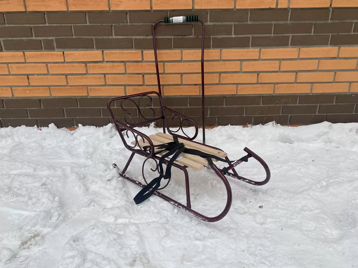 Дитячі санки Вітан смерека з ручкою-штовхачем - изображение 4